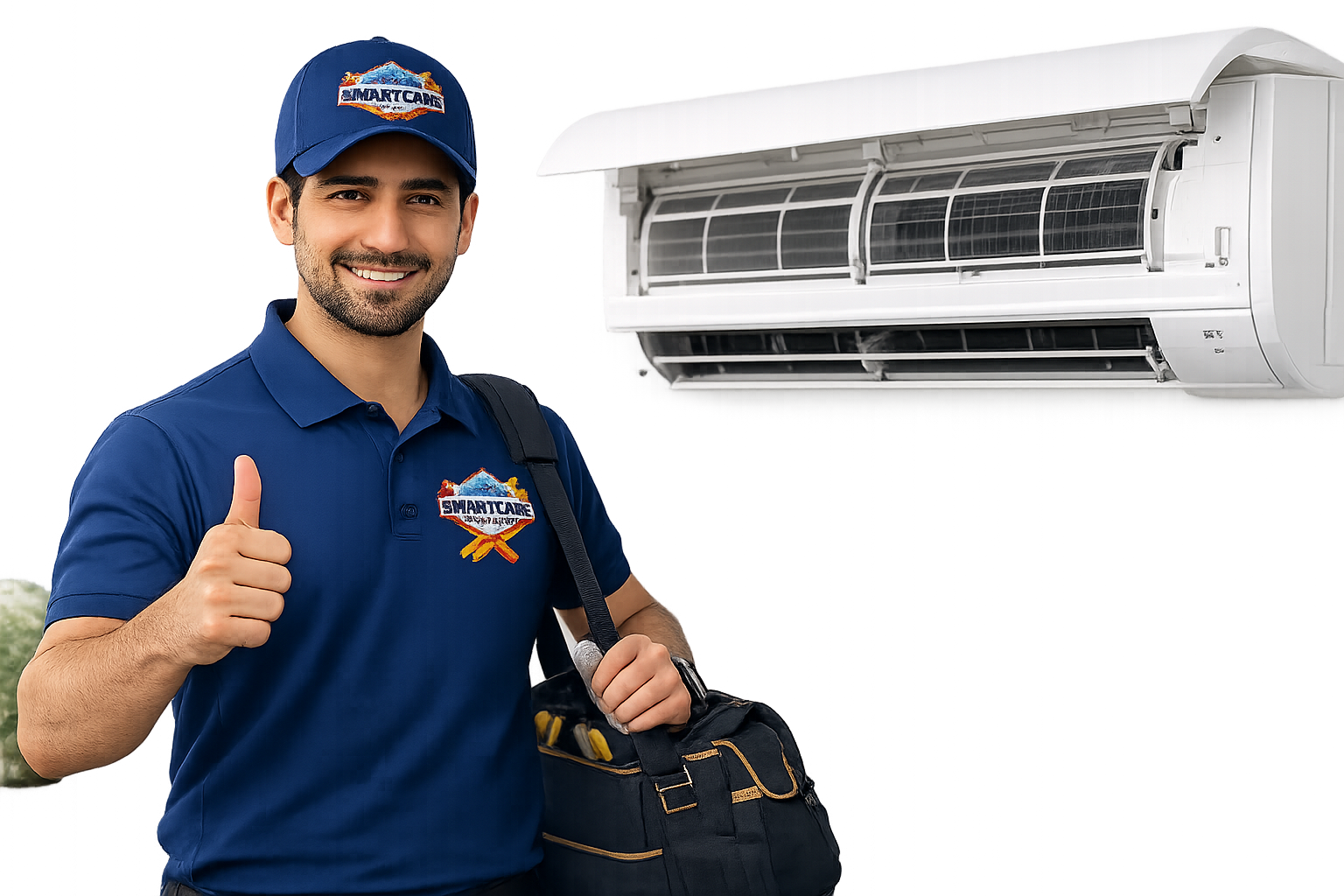 Smart Care Service technician thumbs up